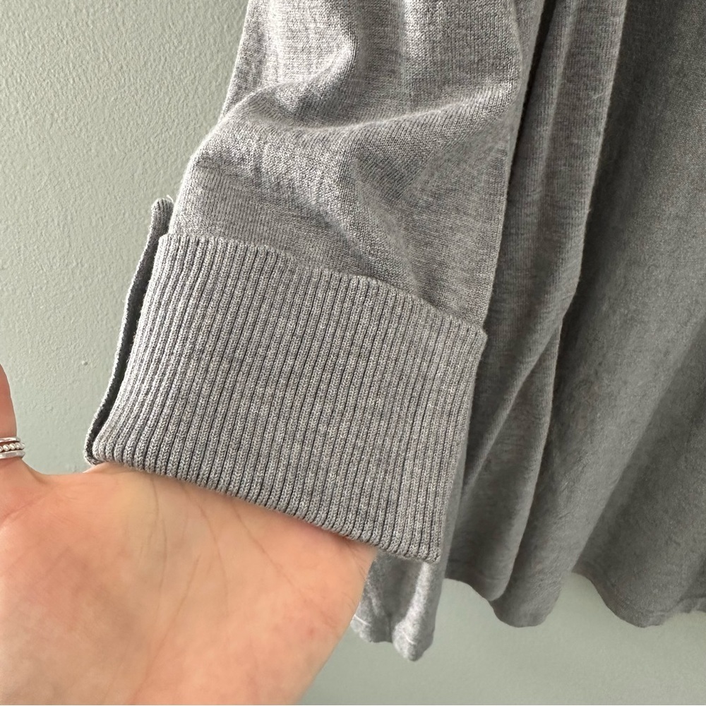 3/4 Sleeve Heavy Knit Cardigan - Picture 4 of 9